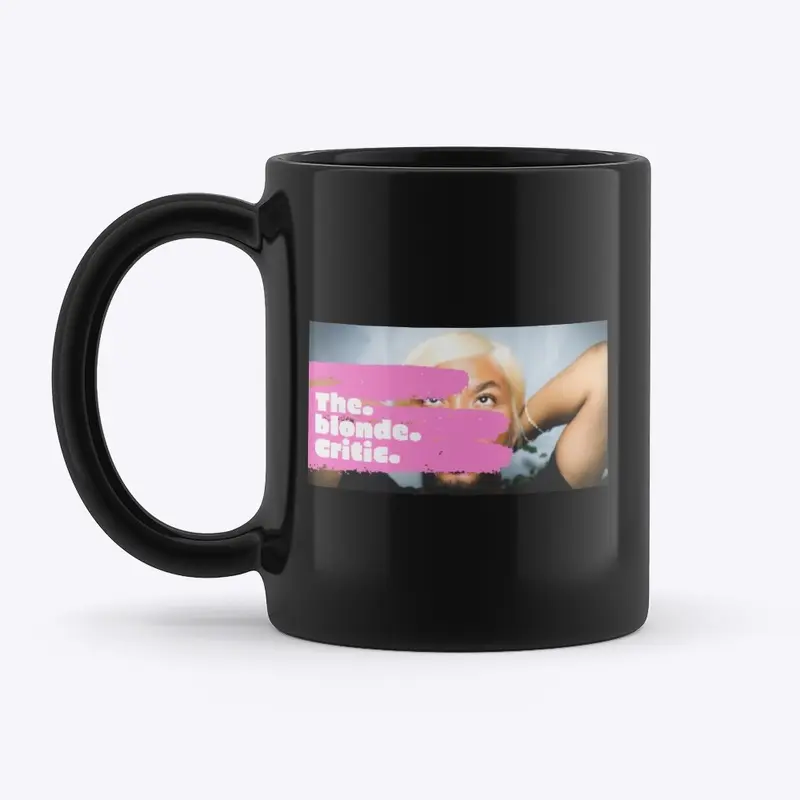 The blonde critic mug